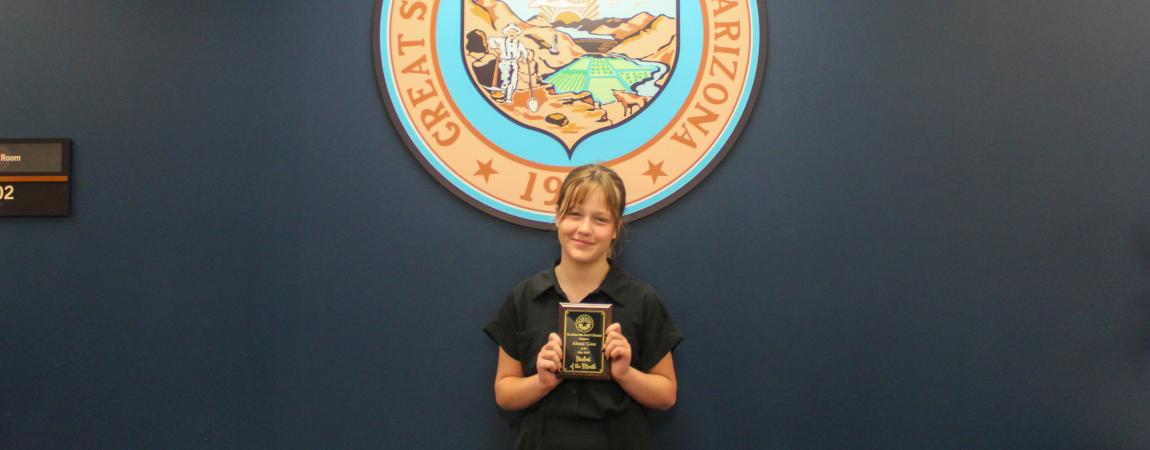 Alessa Goss May 2025 Student of the Month